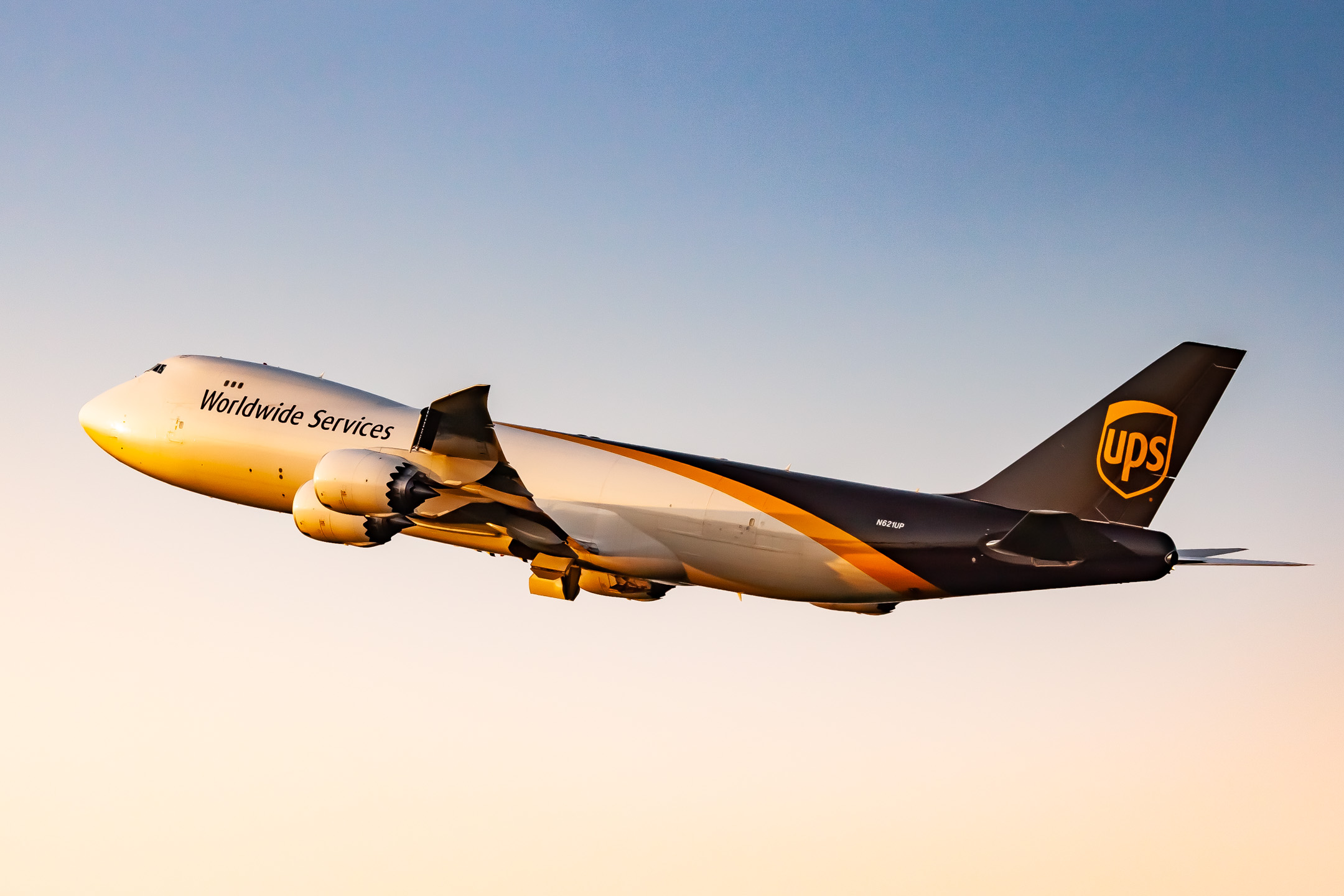 UPS Airlines Boeing 747 (Registration "N621UP") at Köln Bonn Airport / CGN