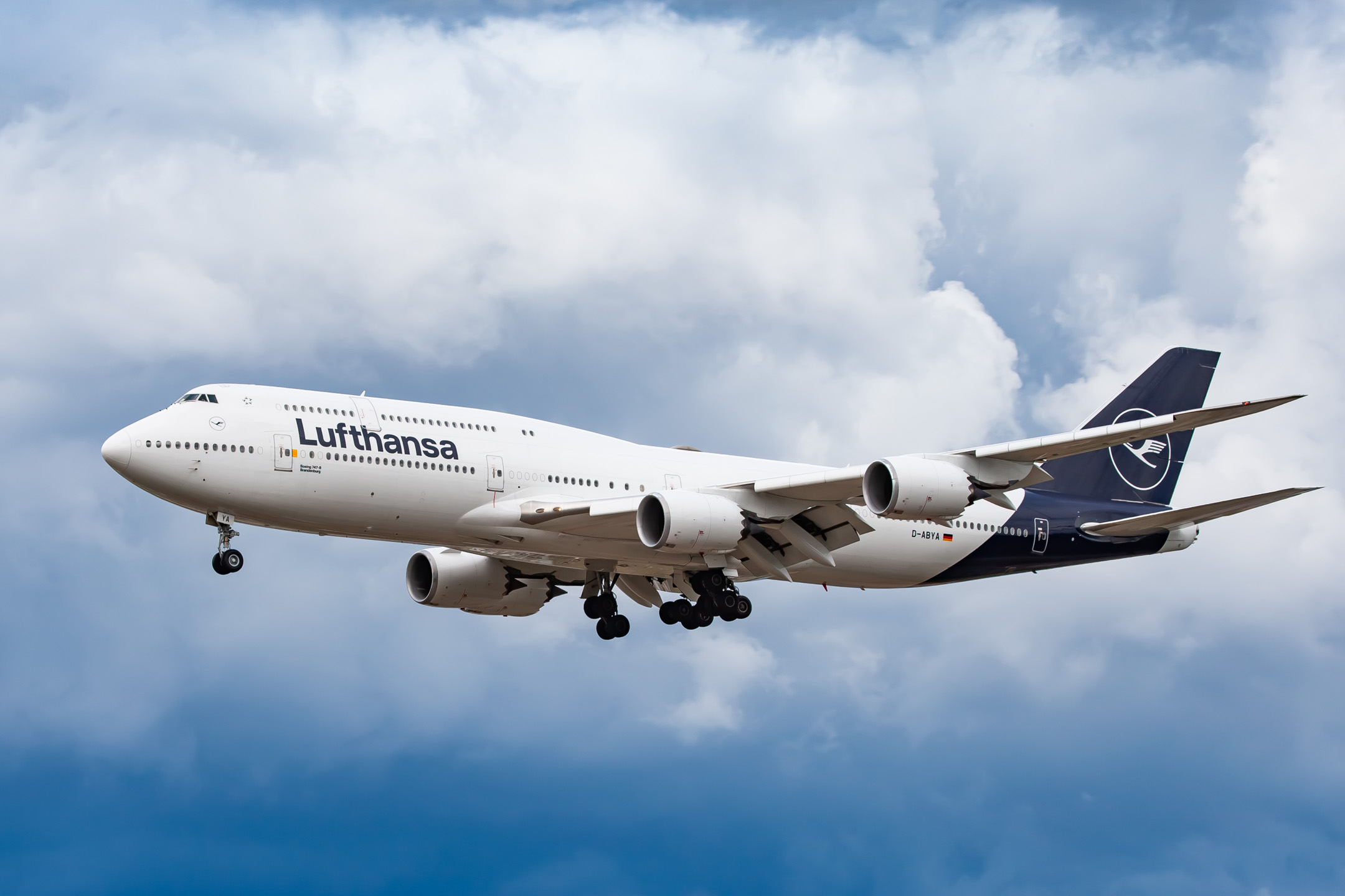 Lufthansa Boeing 747 (Registration "D-ABYA") at Frankfurt Airport / FRA