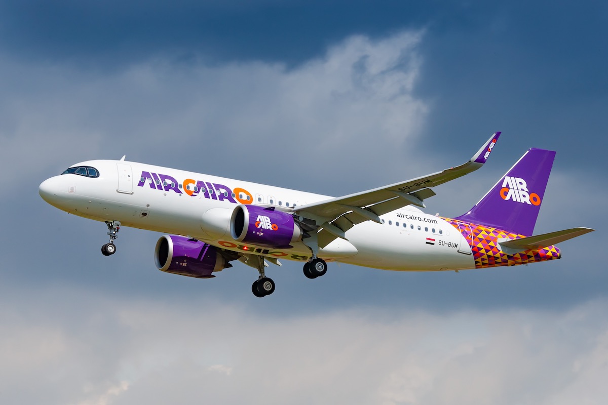 Air Cairo Airbus A320neo (Registration "SU-BUM") at Düsseldorf Airport / DUS