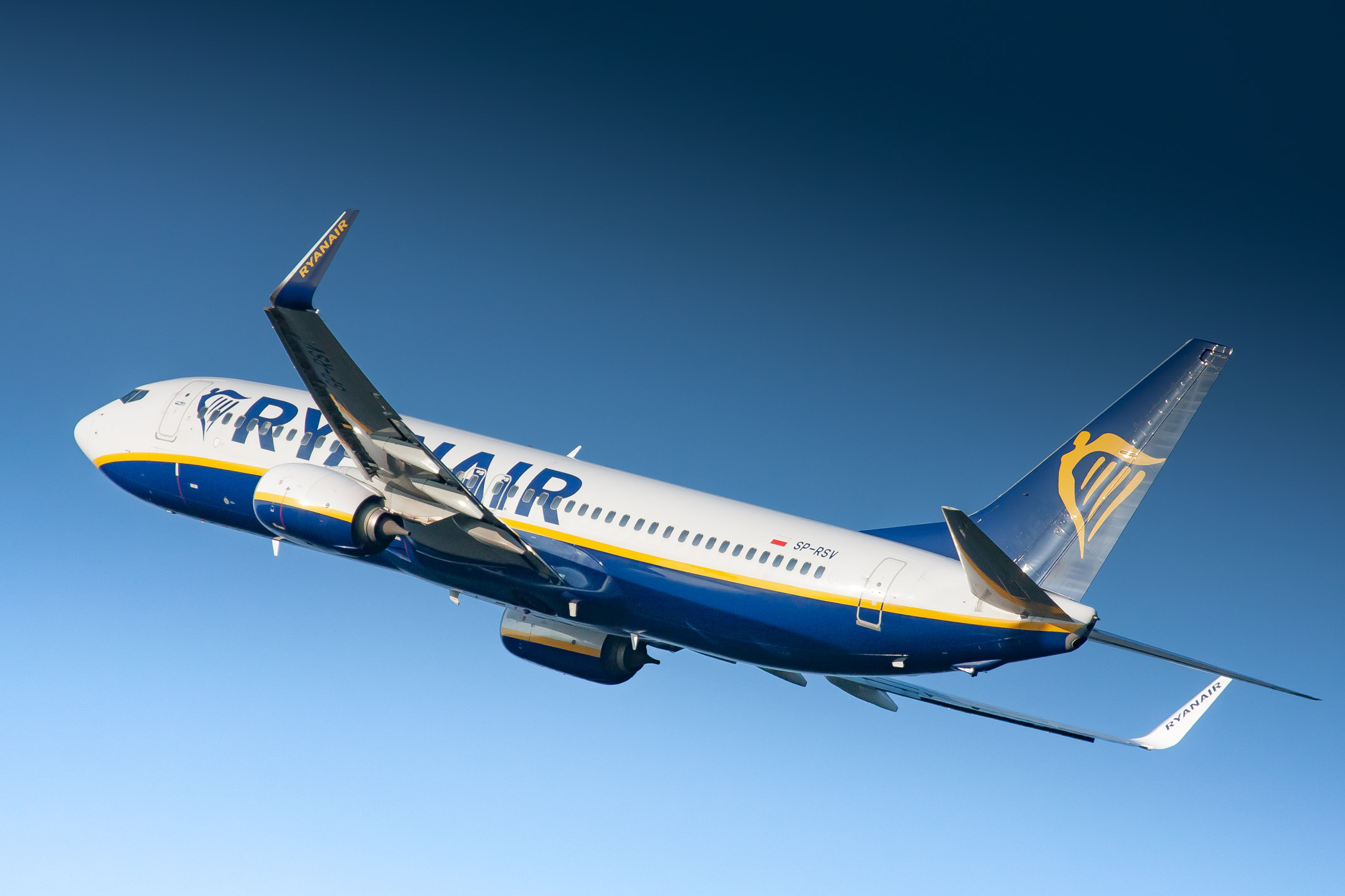 Ryanair Boeing 737 (Registration "SP-RSV") at Köln Bonn Airport / CGN