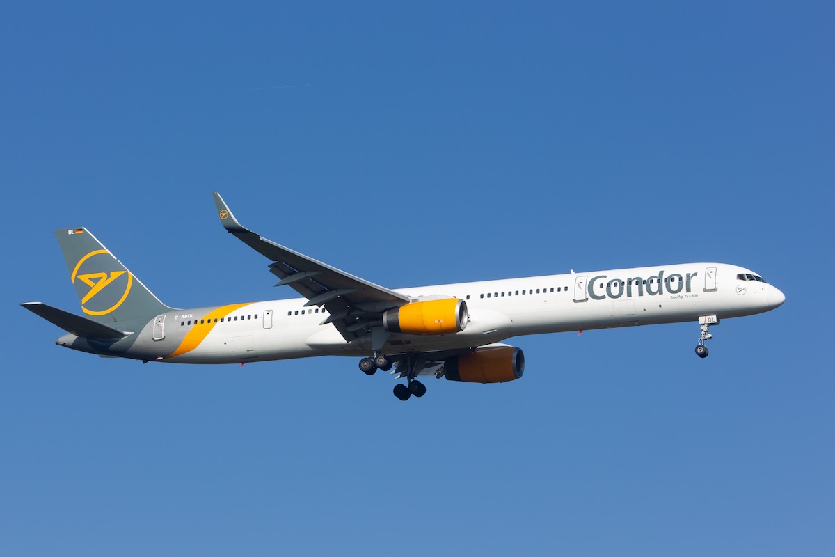 Condor Boeing 757 (Registration "D-ABOL") at Frankfurt Airport / FRA