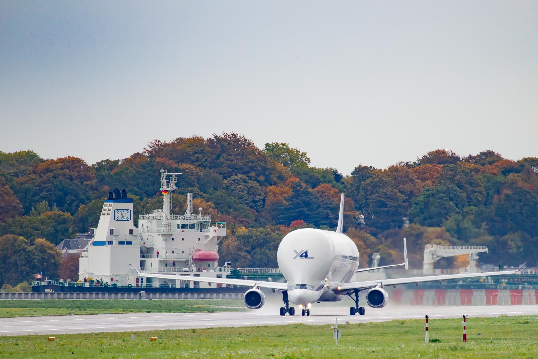 Airbus Works Airbus A330 Beluga XL (Registration "F-GXLJ") at Hamburg Finkenwerder Airbus Airport / XFW