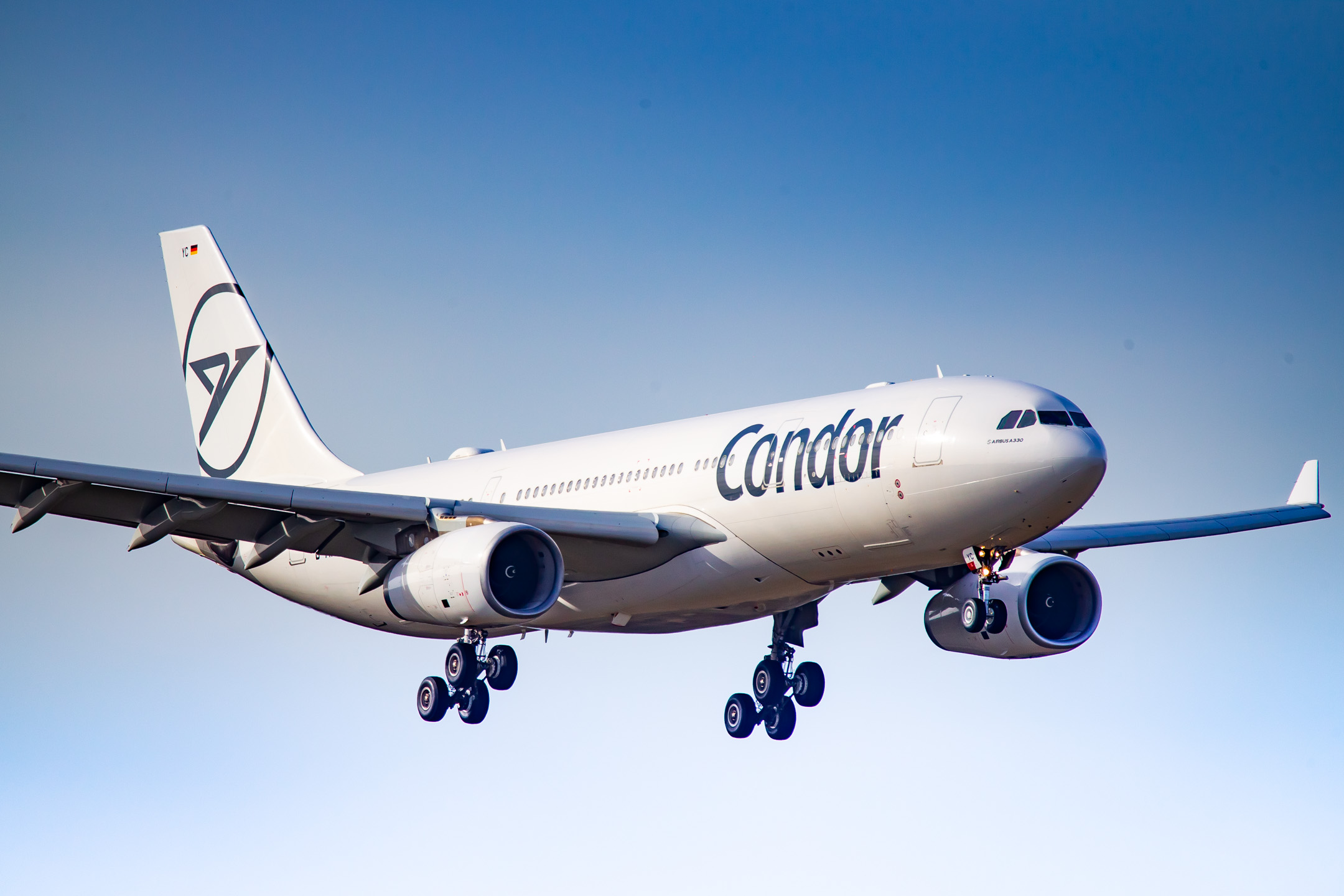 Condor Airbus A330 (Registration "D-AIYC") at Frankfurt Airport / FRA