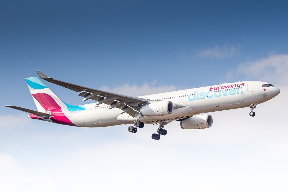 Eurowings Discover Airbus A330 (Registration "D-AFYQ") at Düsseldorf Airport / DUS