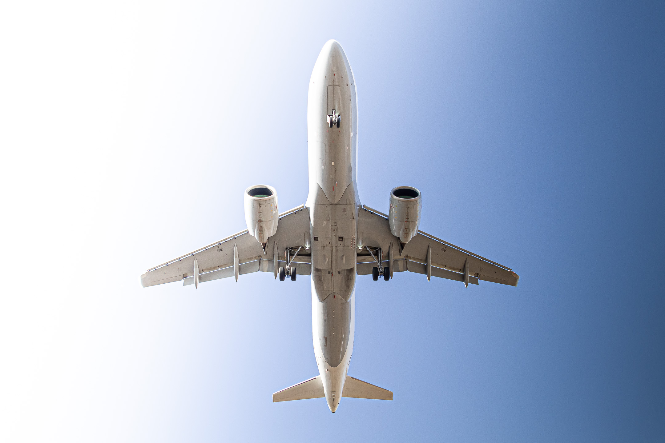 Lufthansa Airbus A320neo "D-AINH" coming in on runway 07 left at Frankfurt Airport on a bright and sunny morning, March 2022.