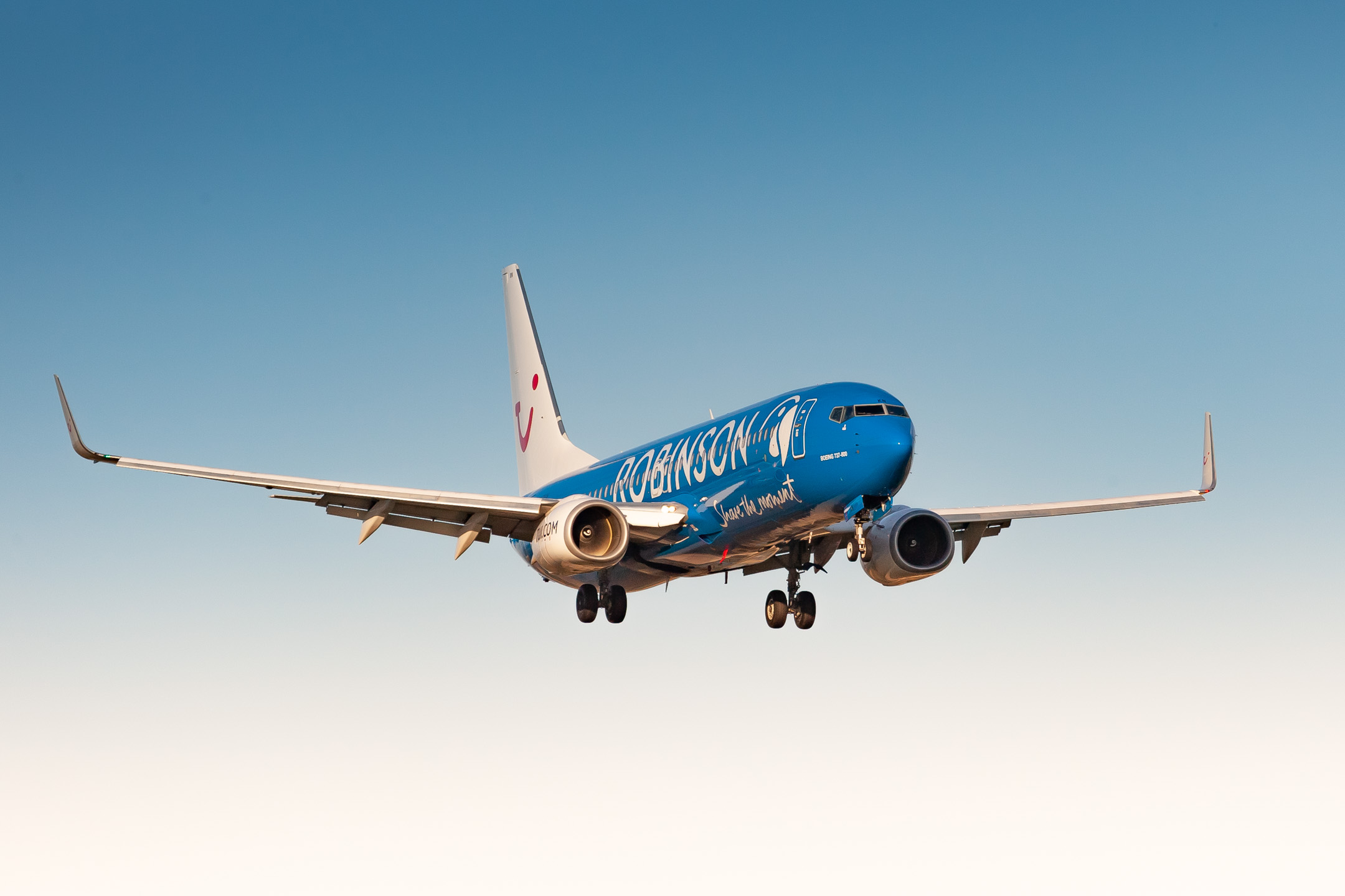 Tuifly Boeing 737 (Registration "D-ABKN") at Stuttgart Airport / STR