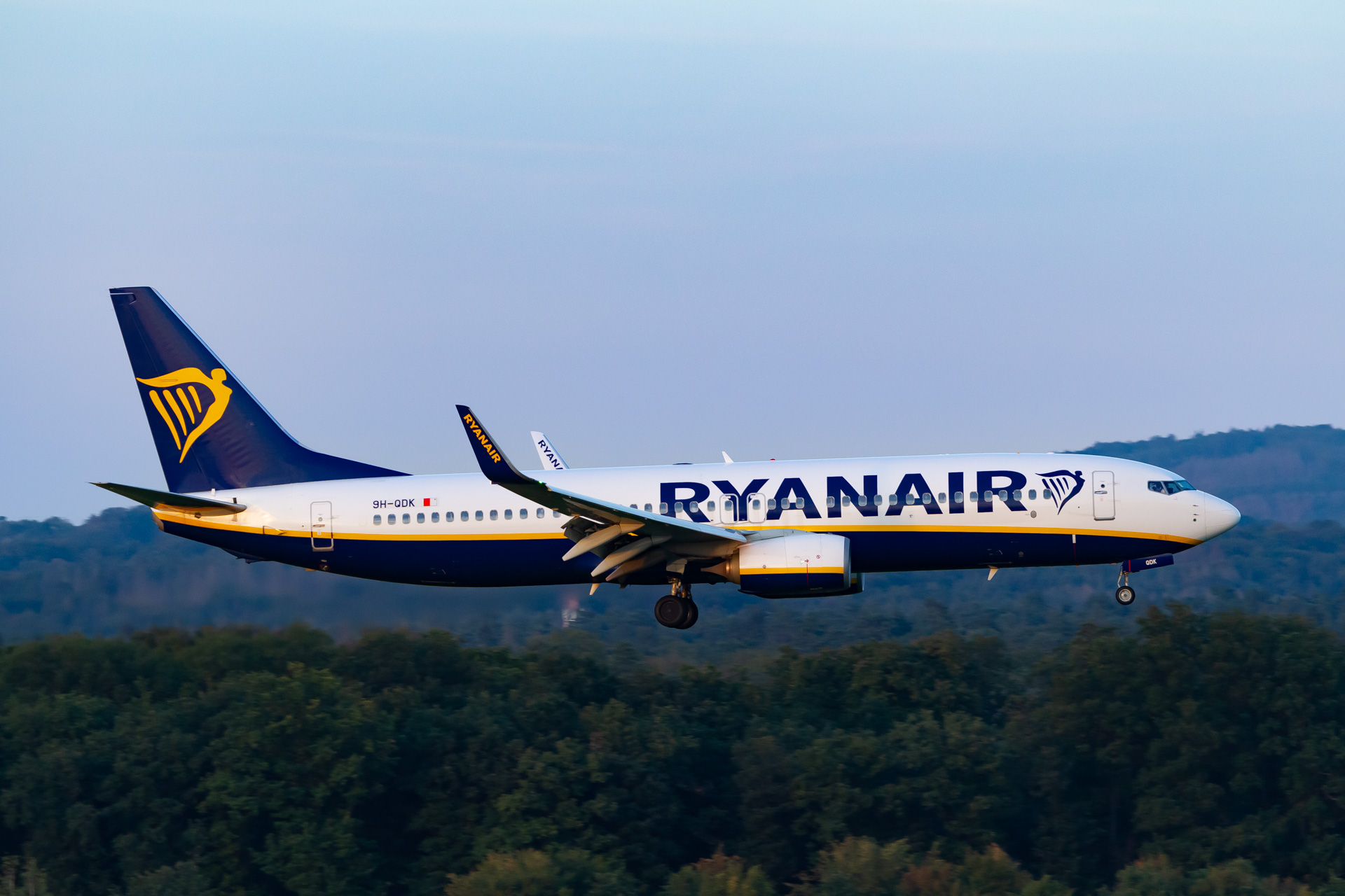 Ryanair Boeing 737 (Registration "9H-QDK") at Köln Bonn Airport / CGN