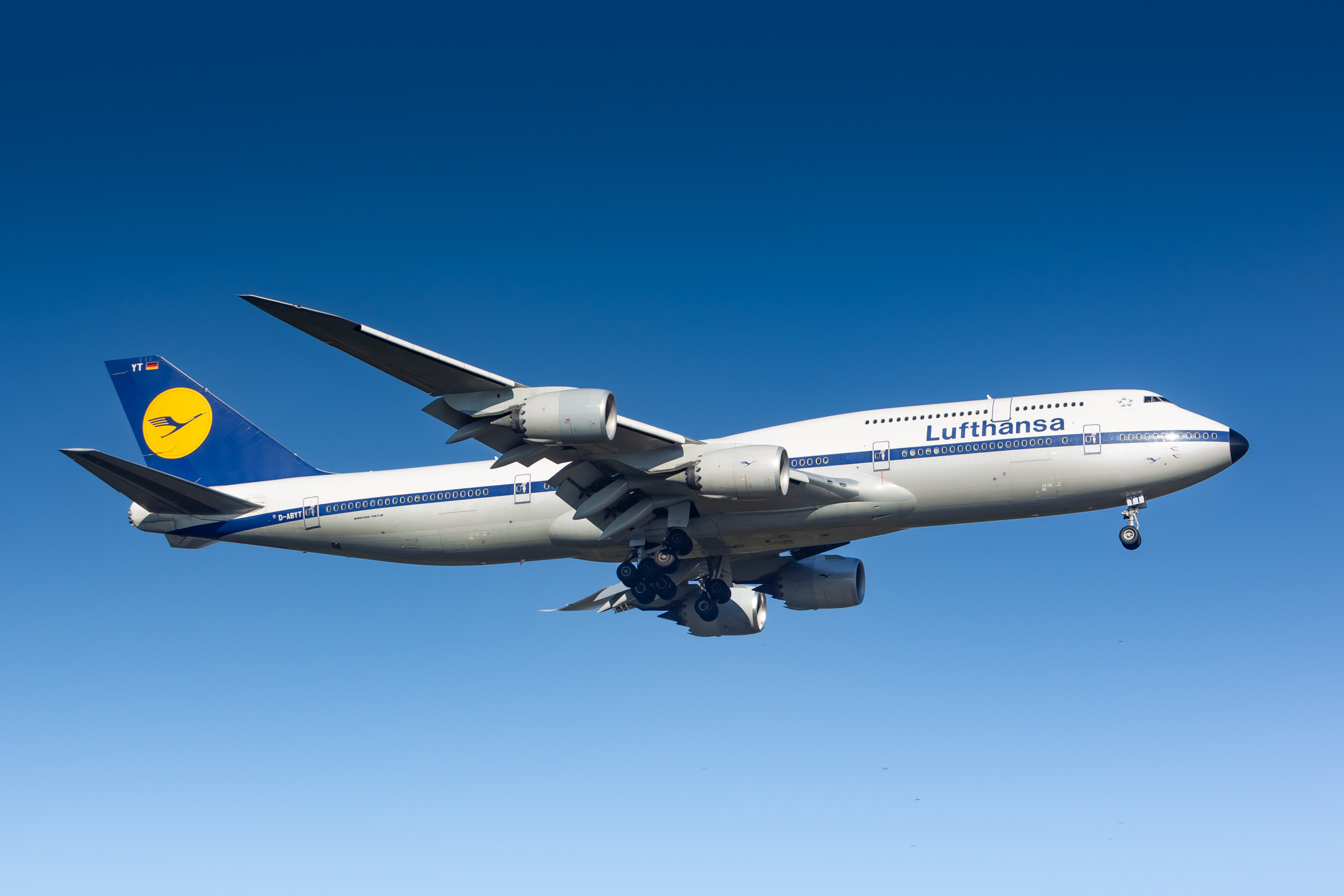 Lufthansa Boeing 747 (Registration "D-ABYT") at Frankfurt Airport / FRA